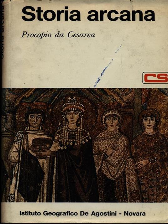 Storia arcana - Procopio da Cesarea - copertina