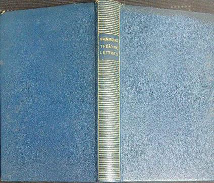 Theatre lettres relatives a son theatre  - Beaumarchais  - copertina