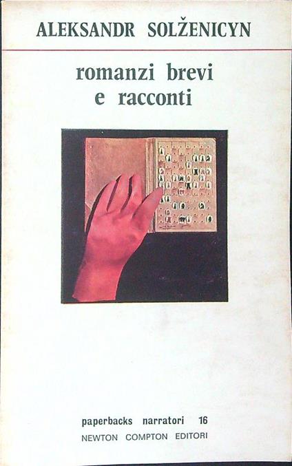 Romanzi brevi e racconti - Aleksandr Solzenicyn - copertina