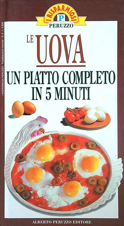 Le Uova un piatto completo in 5 minuti - copertina