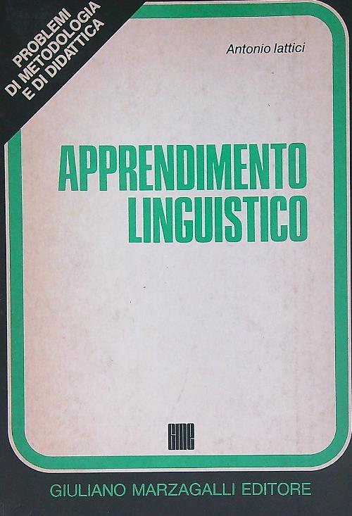 Apprendimento linguistico - Antonio Iattici - copertina