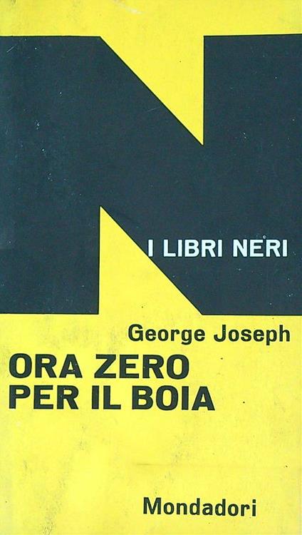 Ora zero per il boia - George Joseph - copertina