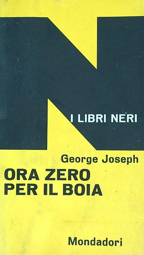 Ora zero per il boia - George Joseph - copertina