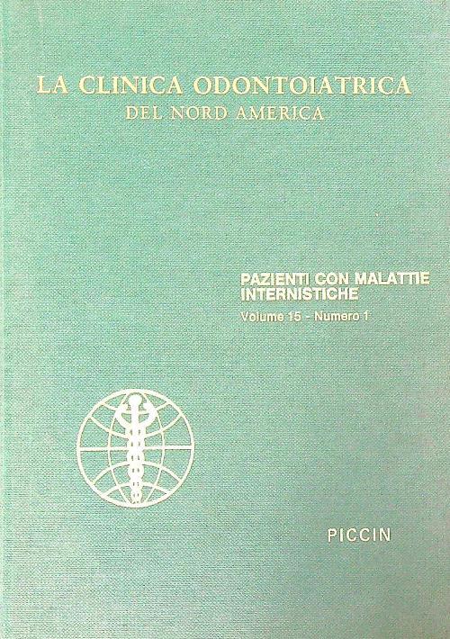 La Clinica Odontoiatrica del Nord America Volume 15 / n. 1 - copertina