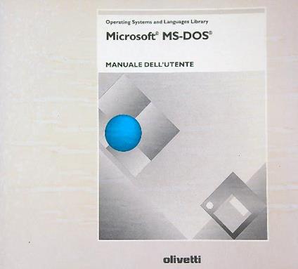 Microsoft MS-DOS Manuale dell'utente - copertina