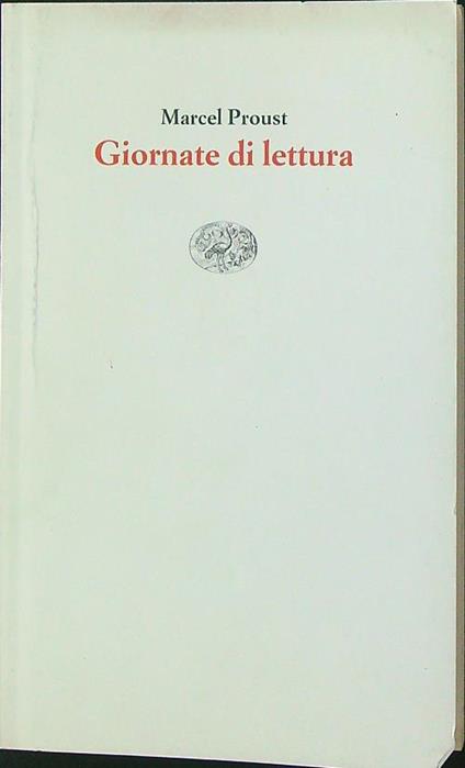 Giornale di lettura - Marcel Proust - copertina
