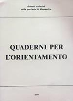 Quaderno per l'orientamento 1979