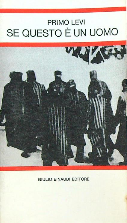 Se questo è un uomo - Primo Levi - copertina