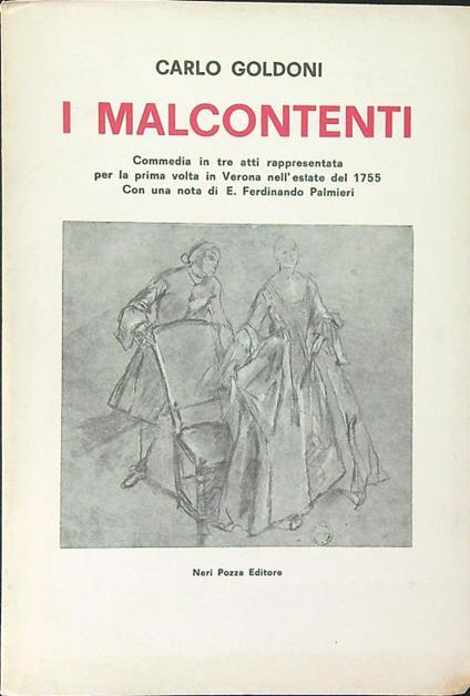I  malcontenti - Carlo Goldoni - copertina