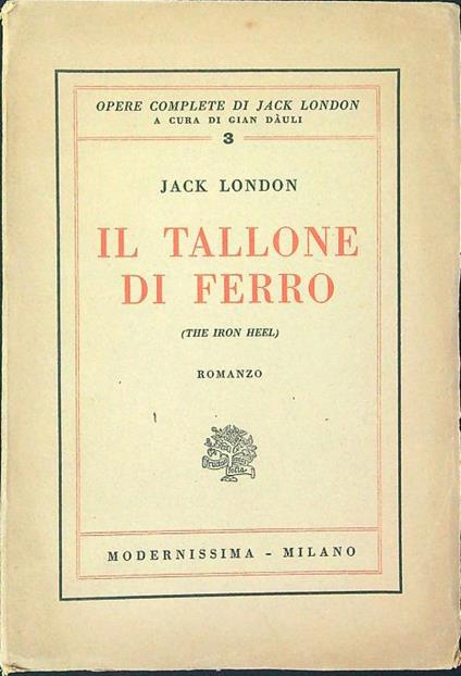 Il  tallone di ferro - Jack London - copertina