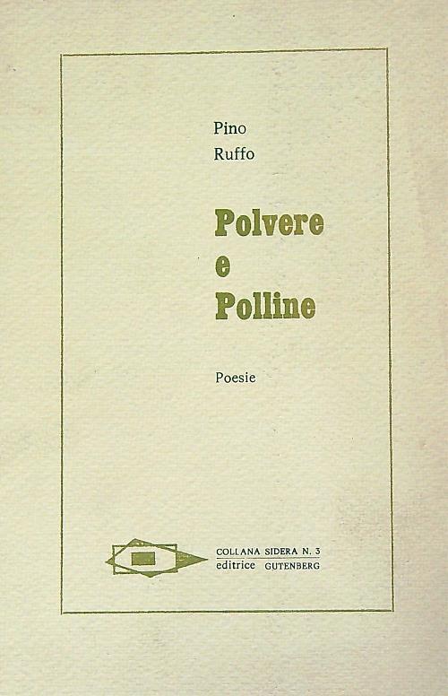 Polvere e Polline - Pino Ruffo - copertina