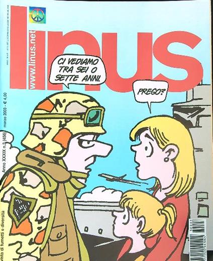 Linus 3/ marzo 2003 - copertina