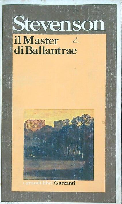 Il Master di Ballantrae - Robert Louis Stevenson - copertina