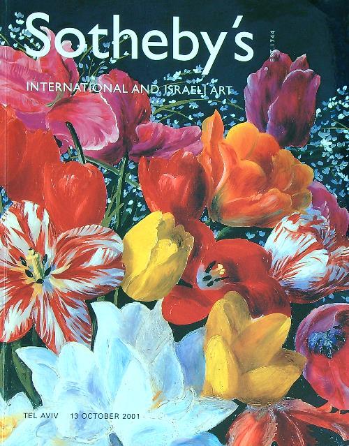 Sotheby's International And Israeli Art 13 october 2001 - copertina