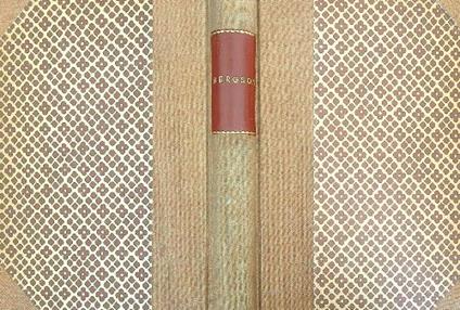 L' evoluzione creatrice  - Henri Bergson - copertina