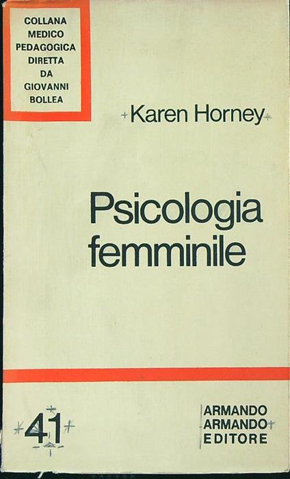 Psicologia femminile  - Karen Horney - copertina