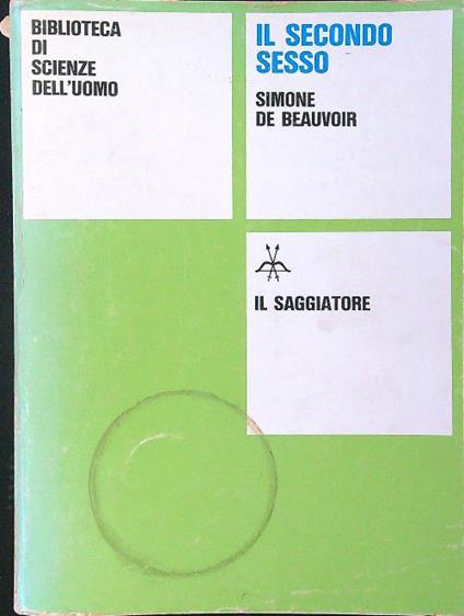 Il secondo sesso - Simone De Beauvoir - copertina