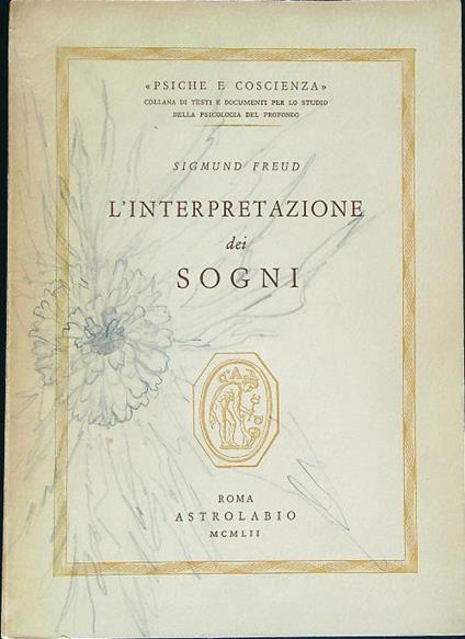 L' interpretazione dei sogni - Sigmund Freud - copertina