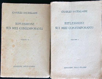 Riflessioni Sui Miei Contemporanei. 2vv - Charles Baudelaire - copertina
