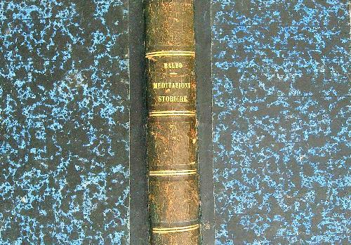 meditazioni storiche  - Cesare Balbo - copertina