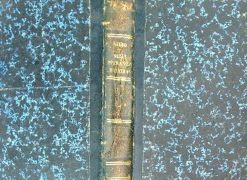 Delle speranze d'Italia - Cesare Balbo - copertina