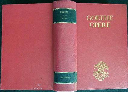 Opere - Goethe - copertina