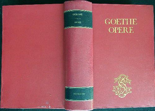 Opere - Goethe - copertina