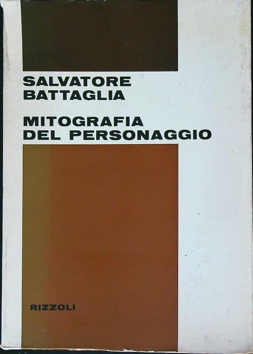 Mitografia del personaggio - Salvatore Battaglia - copertina