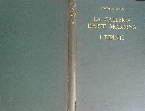 La galleria d'arte moderna I Dipinti II - copertina