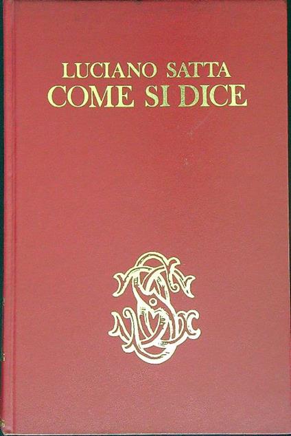 Come si dice - Luciano Satta - copertina