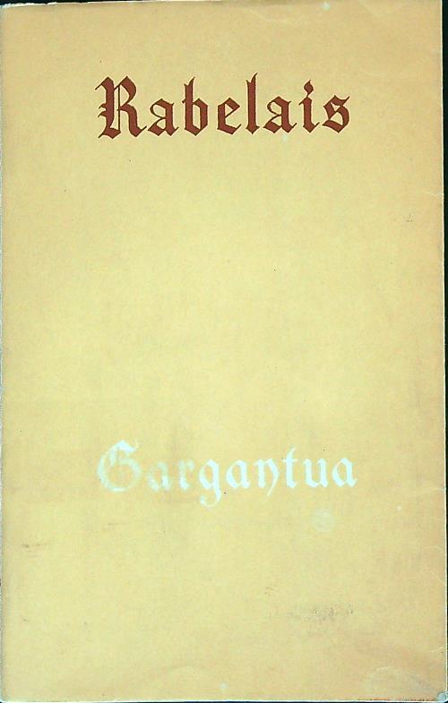 gargantua - Rabelais - copertina