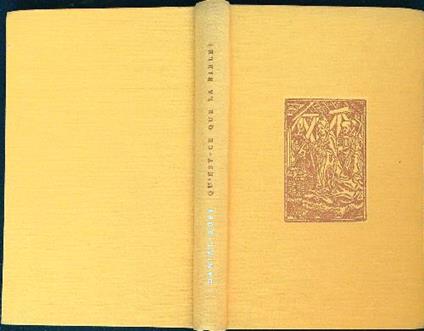 Qùest ce que la bible? - Rops- Daniel - copertina