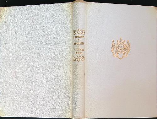Adolphe Le Cahier Rouge - Benjamin Constant - copertina