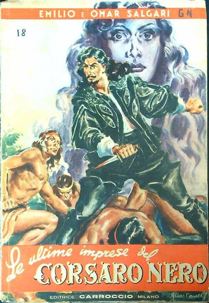 Le ultime imprese del corsaro nero  - Emilio Salgari,Omar Salgari - copertina