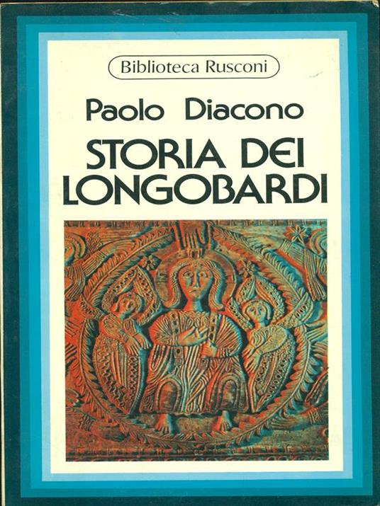 Storia dei Longobardi - Paolo Diacono - copertina