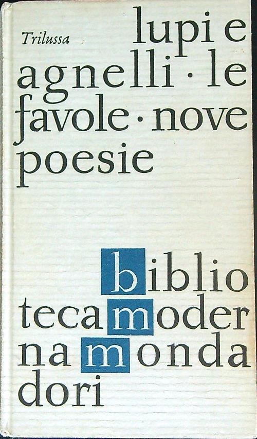 Lupi e agnelli. Le favole- Nove poesie  - Trilussa  - copertina