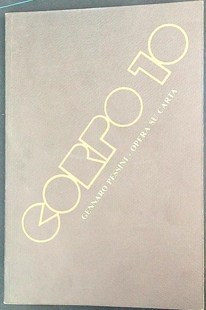 Opera su carta - Gennaro Pessini - copertina