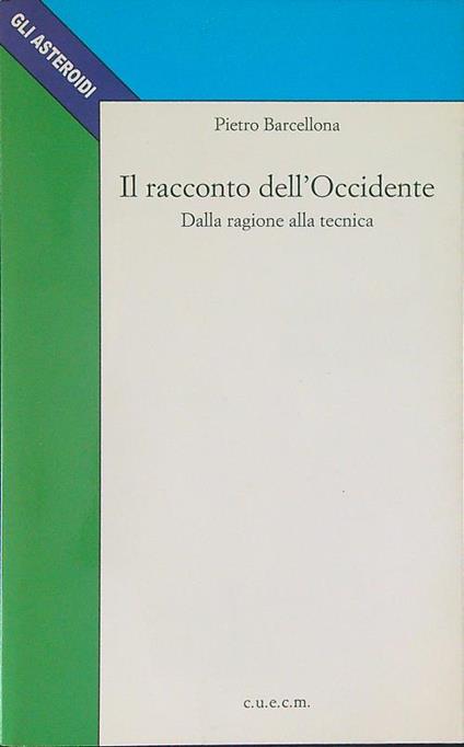 Il  racconto dell'Occidente - Pietro Barcellona - copertina