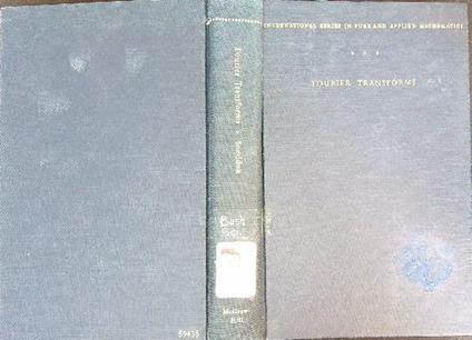 Fourier Transforms - I. N. Sneddon - copertina