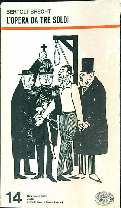 L' opera da tre soldi - Bertolt Brecht - copertina