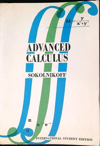 Advanced Calculus  - Sokolnikoff  - copertina