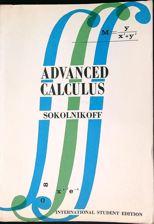 Advanced Calculus  - Sokolnikoff  - copertina