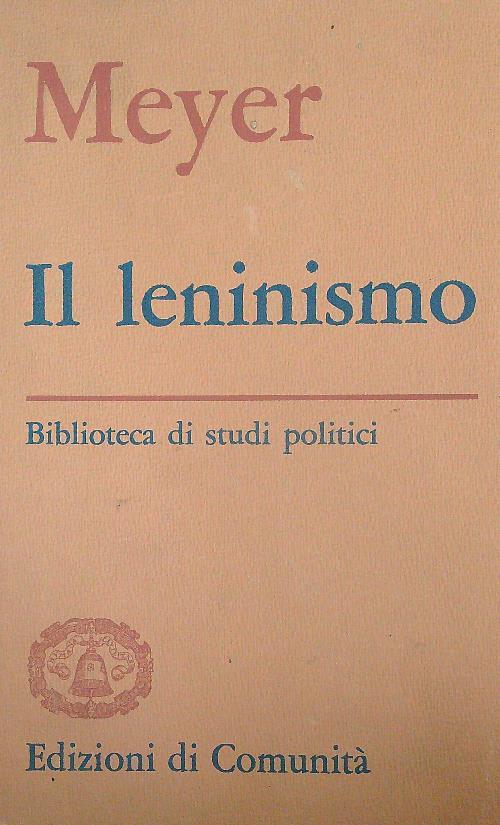 Il leninismo - Meyer - copertina