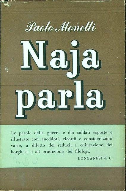 Naja parla  - Paolo Monelli - copertina