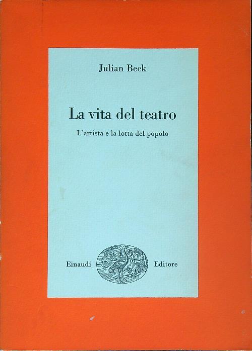 La vita del teatro - Julian Beck - copertina
