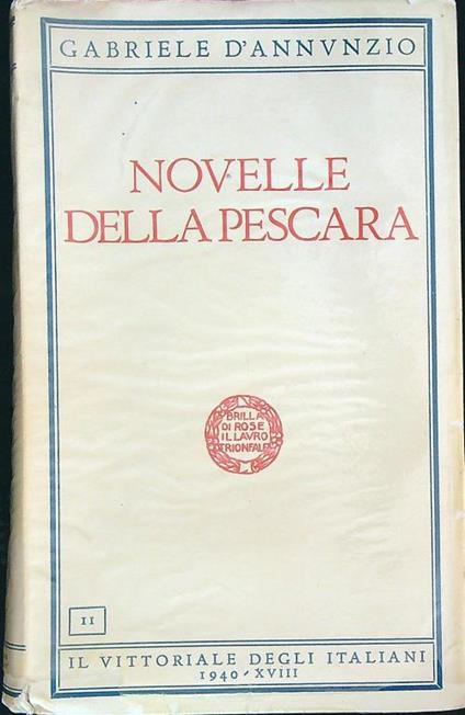 Novelle della Pescara - Gabriele D'Annunzio - copertina