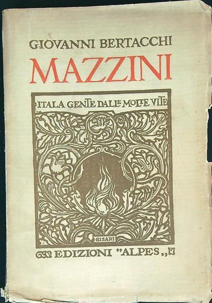 mazzini - Giovanni bertacchi - copertina