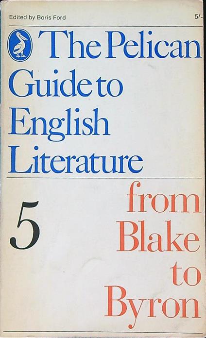 From blake to byron - Boris Ford - copertina