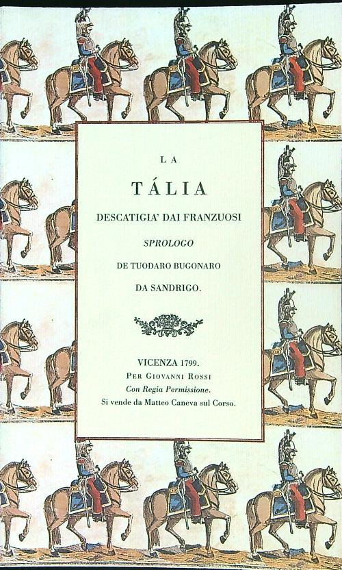 La talia descatigia dai franzuosi  - copertina