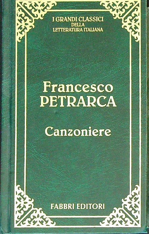 canzoniere - Francesco Petrarca - copertina